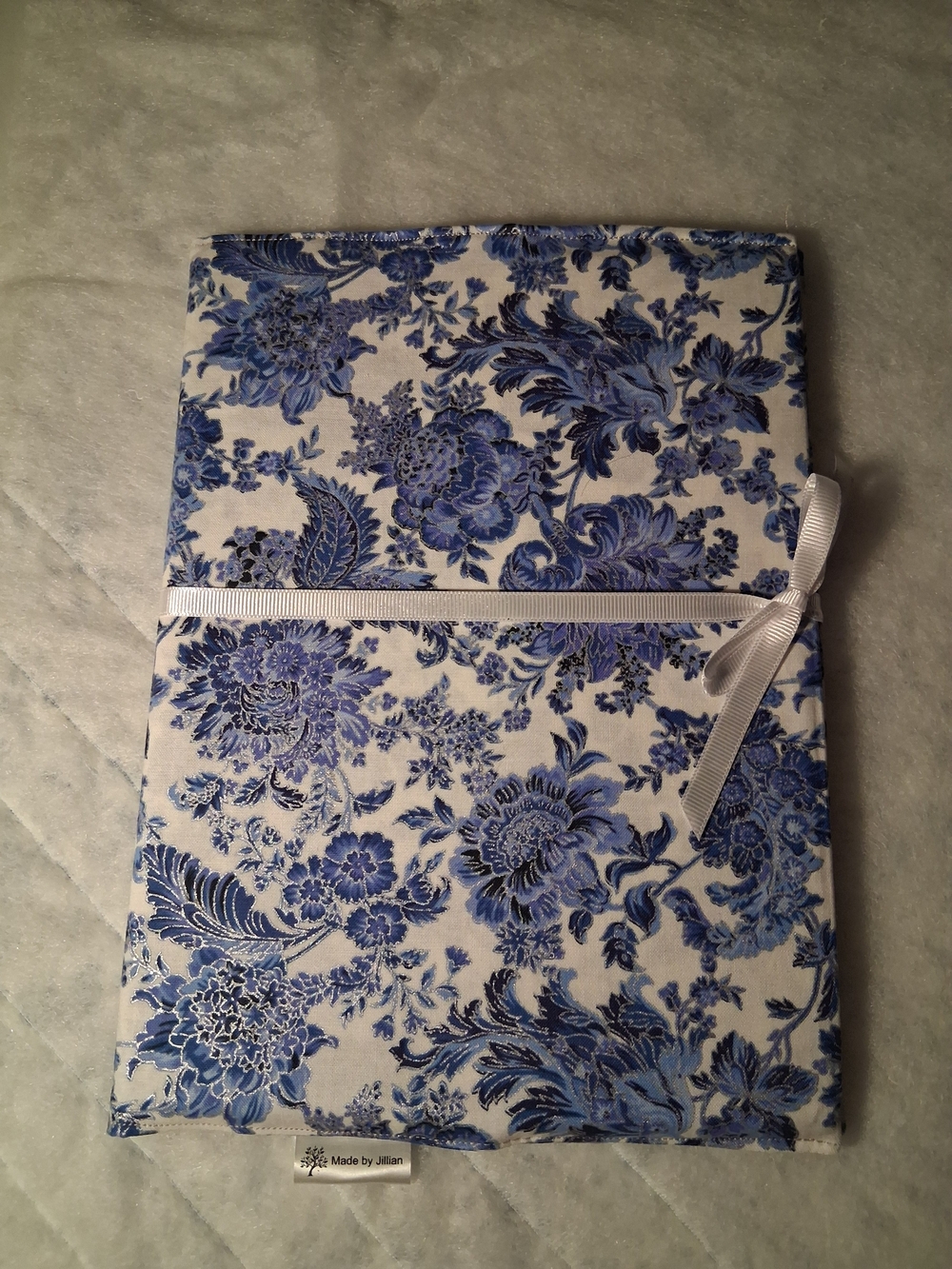 Blue Floral Hardcover Journal